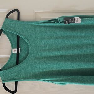XERSION BRAND ATHLETIC HEATHER GREEN TANK TOP SHIRT SIZE SMALL